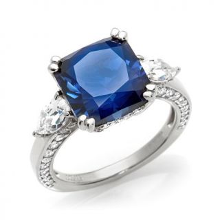 Jean Dousset 7.54ct Absolute™ and Created Sapphire Ring