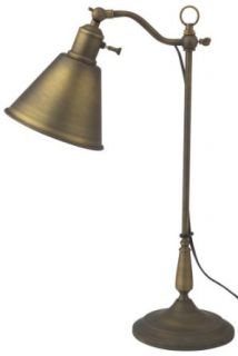 OttLite 13U83639 Carolina Table Lamp in Antique Brass    