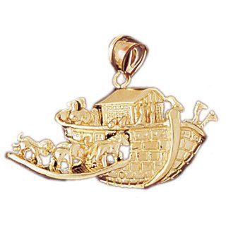 14K Yellow Gold Noah'S Ark Pendant Jewelry
