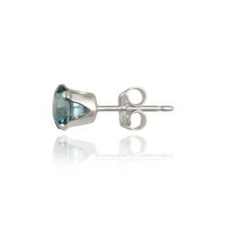 Glitzy Rocks Sterling Silver Gemstone 5 mm Stud Earrings Glitzy Rocks Gemstone Earrings