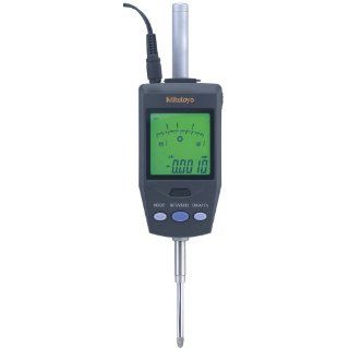 Mitutoyo 543 562A Absolute LCD Digimatic Indicator ID H, #4 48 UNF Thread, 0.375" Stem Dia., 0 1.2"/0 30.4mm Range, +/ 0.0015mm Accuracy Electronic Indicators
