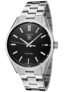 Tag Heuer WV211B.BA0787  Watches,Mens Carrera Automatic Black Dial Stainless Steel, Luxury Tag Heuer Automatic Watches