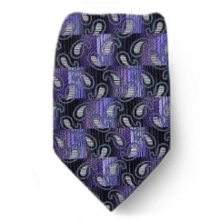 W 544   Purple   Black   Gray   Silk Mens Neck Tie at  Mens Clothing store