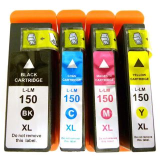 Compatible Lexmark 150xl 14n1614/ 14n1615/ 14n1616/ 14n1618 Ink Cartridges (pack Of 4)