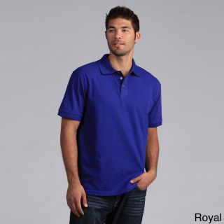 Nostic Nostic Mens Slub Golf Polo Shirt Blue Size S