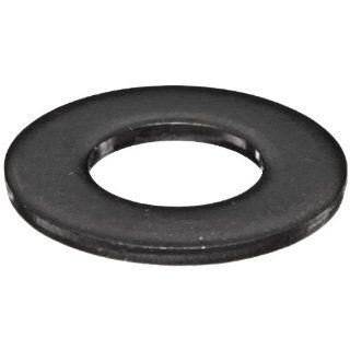 300 Stainless Steel Flat Washer, Black Oxide Finish, Meets MS 15795, 3/8" Hole Size, 0.4" ID, 0.82" OD, 0.065" Nominal Thickness (Pack of 50)