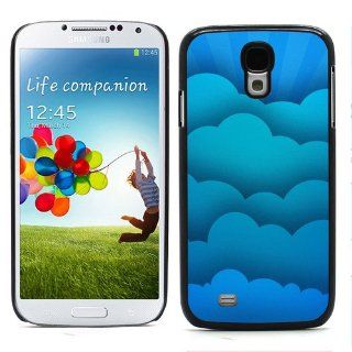 Blue Clouds Hard Case Cover for Samsung Galaxy S4 i9500 Cell Phones & Accessories