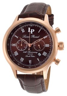 Lucien Piccard 30011 RG 04  Watches,90th Anniversary Ltd Ed Chrono Brown Genuine Leather & Dial, Limited Edition Lucien Piccard Quartz Watches
