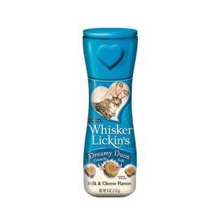 Purina Whisker Lickin's Dreamy Duos Milk and Cheese Flavor Cat Treats  Edible Pet Treats 