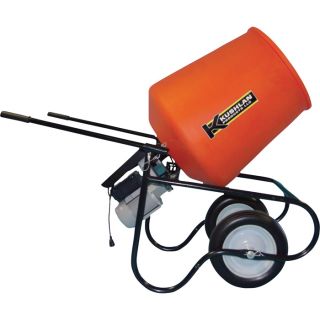 Kushlan Professional Portable Electric Direct Drive Cement Mixer   3.5 Cubic Ft.
