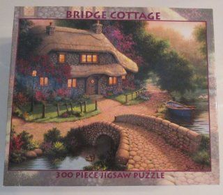 The Art of Richard Burns Boyville Cottage 300 Piece Jigsaw Puzzle Toys & Games