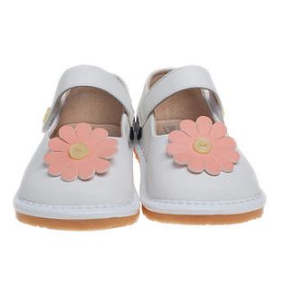 flower leather squeaky shoes by my little boots