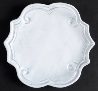 Vietri (Italy) Incanto Bread & Butter Plate, Fine China Dinnerware   White/Gray