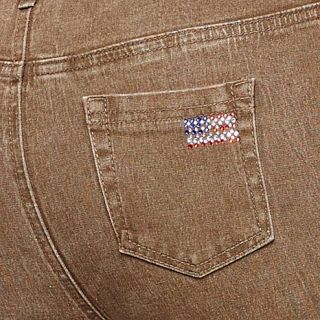 DG2 Jeweled American Flag Boot Cut Jeans