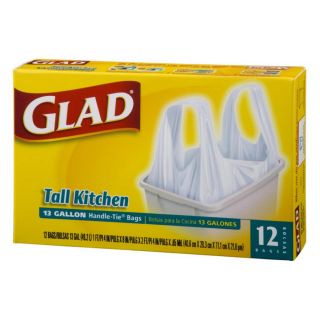 Glad 12 Count 13 Gallon Indoor Trash Bags