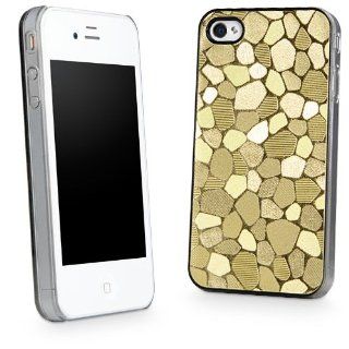 BoxWave LuxePave iPhone 4S / 4 Case   Hybrid Hard Plastic Mosaic Pattern Case Cover with Shimmery Mosaic Design   Apple iPhone 4S / 4 Cases and Covers (Gold) Cell Phones & Accessories