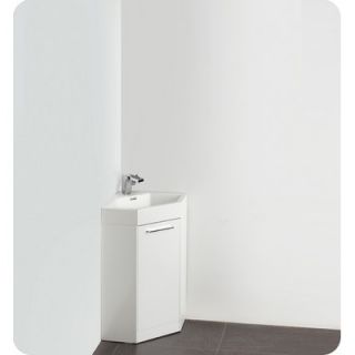 Fresca Lucida 18 Coda Modern Corner Bathroom Vanity Set