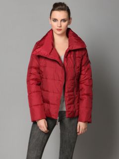 Down Asymmetrical Zipper Bobcat Coat by Andrew Marc