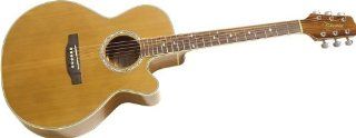 Takamine G Series EG544SC 4C NEX Koa Acoustic Electric Guitar, Natural Musical Instruments