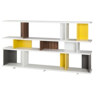 TOO by Blu Dot Stories Bookcase   White/Yellow/W