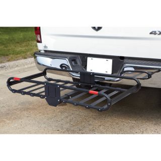 Ironton Steel Cargo Carrier — 500-Lb. Capacity, 46in.L x 21in.W x 6in.H  Receiver Hitch Cargo Carriers