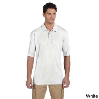 Jerzees Mens 4.1 ounce 100 percent Polyester Micro Pointelle Mesh Shirt White Size XXL