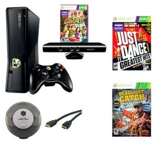 Xbox 360 4GB Kinect Bundle with Just Dance & Deadliest Catch —