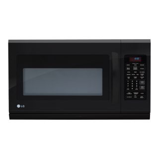 Lg Over the range Smooth Black Microwave Oven