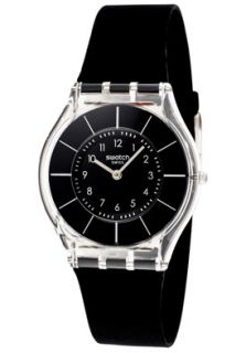 Swatch SFK361  Watches,Womens Skin Classic Black Dial Black Silicon, Casual Swatch Quartz Watches