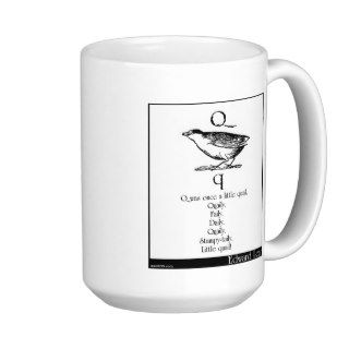 Q was once a little quail coffee mug