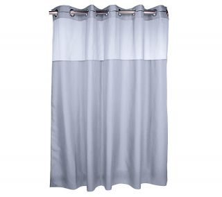 Hookless Illusion Easy Install Fabric Shower Curtain —