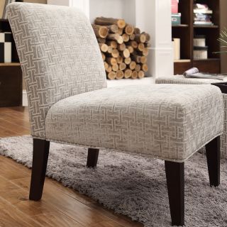 Inspire Q Peterson Grey Link Slipper Chair