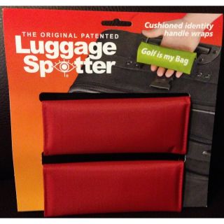 Original Patented Bright Red Luggage Spotter (set Of 2)