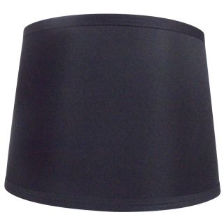 Style Selections 9 in x 13 in Black Drum Lamp Shade