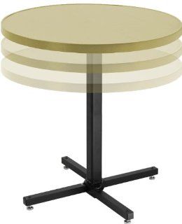Southern Aluminum A30R3042FP Round Alulite Adjustable Height Cocktail Table with Folding Pedestal Base and Powder Coat Top   Coffee Tables