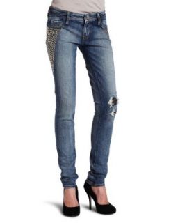 ABS by Allen Schwartz Women's Studded Skinny Jean, Sand, 25