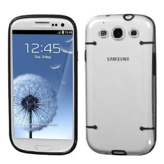 MYBAT Transparent Clear/Solid Black Tentacles Gummy Cover for SAMSUNG Galaxy S III (i747/L710/T999/i535/R530/i9300) Cell Phones & Accessories