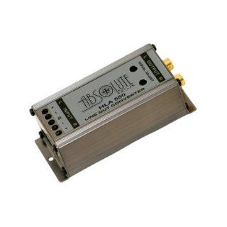 Absolute HLA550 2 Channel High Level to Low Converter Line Output with Ground Loop Isolator Built in signal Noise Eliminator  Vehicle Amplifier Noise Filters 