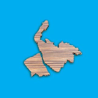 merseyside county shaped chopping board by county choppers