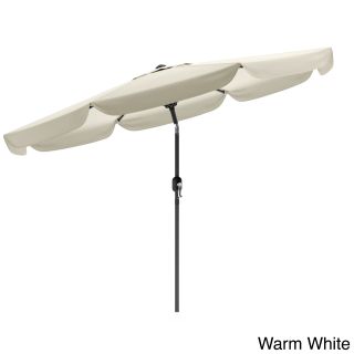 Corliving Corliving Tilting Patio Umbrella Off White Size 10 foot