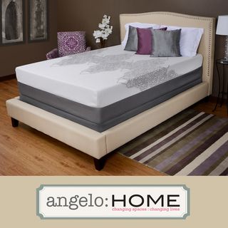 Angelohome Rossmore Deluxe 13 inch Twin size Memory Foam Mattress By Angelohome Silver Size Twin