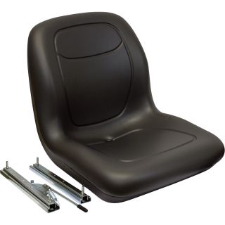 K & M Unibody Professional Seat — Black, Model# 7781  Forklift   Material Handling Seats