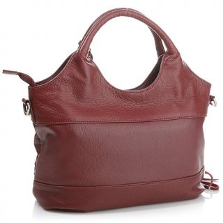 Steven by Steve Madden "Bbesos" Leather Zippered Crossbody Satchel