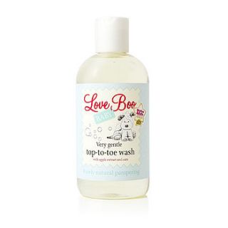 very gentle top to toe wash by love boo