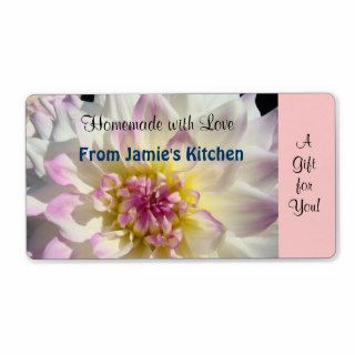 Homemade with Love labels Your Name Kitchen