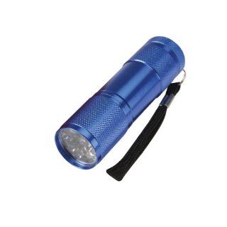 Diastar Mini Flashlight Super Bright 9 LED Heavy Duty Compact Aluminum Flashlight   Basic Handheld Flashlights  