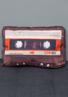 Radio Dubbed Dreams Pillow  Mod Retro Vintage Decor Accessories