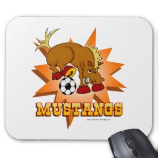 Mustangs Soccer Mouse Pad