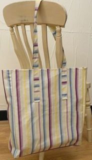 oil cloth shopper made in great britain by cocoonu