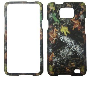 Fallen Tree Camouflage Samsung Galaxy S II / 2 S959G Straight Talk Case Cover Hard Phone Case Snap on Cover Rubberized Touch Faceplates Cell Phones & Accessories